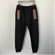 Burberry Icon Stripe Track Pants Black