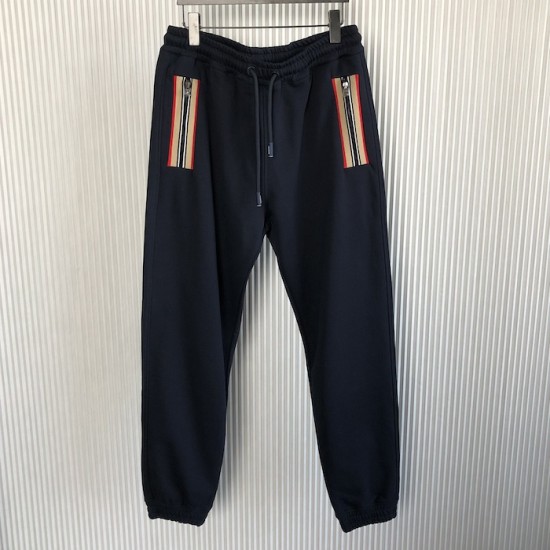 Burberry Icon Stripe Track Pants Navy