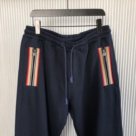 Burberry Icon Stripe Track Pants Navy