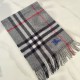 Burberry Check Cashmere Scarf Archive Grey