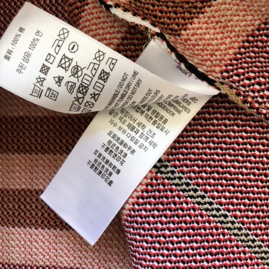 Burberry Check Wool Mohair Blend Cardigan