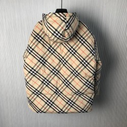 Burberry Reversible Check Nylon Snowdonia Puffer Jacket