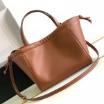 Celine SMALL CABAS DRAWSTRING CUIR TRIOMPHE in Smooth Calfskin Tan