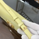 Celine Shoulder Bag Triomphe in shiny calfskin Yellow