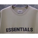 FEAR OF GOD FOG Essentials T shirt Cement