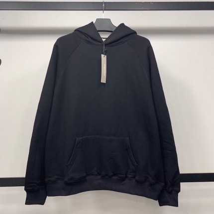 2021 FEAR OF GOD FOG Essentials Hoodie Black