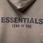 2021 FEAR OF GOD FOG Essentials Hoodie Grey