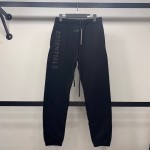 2021 FEAR OF GOD FOG Essentials Drawstring Pants Black