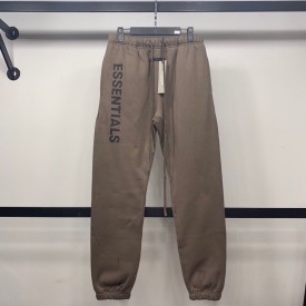 2021 FEAR OF GOD FOG Essentials Drawstring Pants Grey