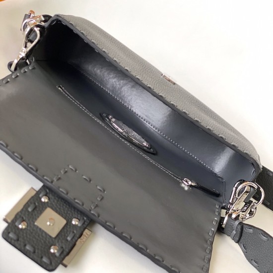 Replica Fendi Baguette Black Selleria Bag