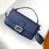 Replica Fendi Baguette Navy Blue Selleria Bag