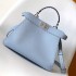 Fendi Peekaboo ISeeU Small Blue Selleria Bag