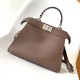 Fendi Peekaboo ISeeU Small Brown Selleria Bag