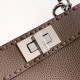 Fendi Peekaboo ISeeU Small Brown Selleria Bag