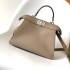 Fendi Peekaboo ISeeU Small Grey Selleria Bag