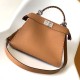 Fendi Peekaboo ISeeU Small Tan Selleria Bag