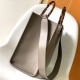 Replica Fendi Sunshine Medium Dark Grey Leather and Elaphe Shopper