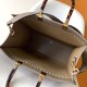 Replica Fendi Sunshine Medium Dark Grey Leather and Elaphe Shopper