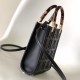 Fendi Mini Sunshine Shopper Black FF Zucca Leather