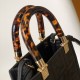 Fendi Mini Sunshine Shopper Black FF Zucca Leather