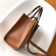 Fendi Sunshine Small Brown Leather Shopper