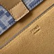 Fendi Sunshine Small Brown FF jacquard fabric bag blue