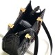 Fendi Sunshine Small Black FF Zucca Leather Shopper