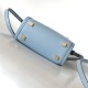 Fendi Mini Sunshine Shopper Light Blue Leather Mini Bag