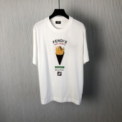 Fendi White cotton Fendilicious T-shirt