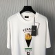 Fendi White cotton Fendilicious T-shirt