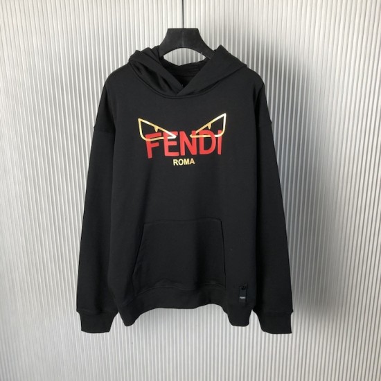 Fendi Lunar New Year black cotton sweatshirt