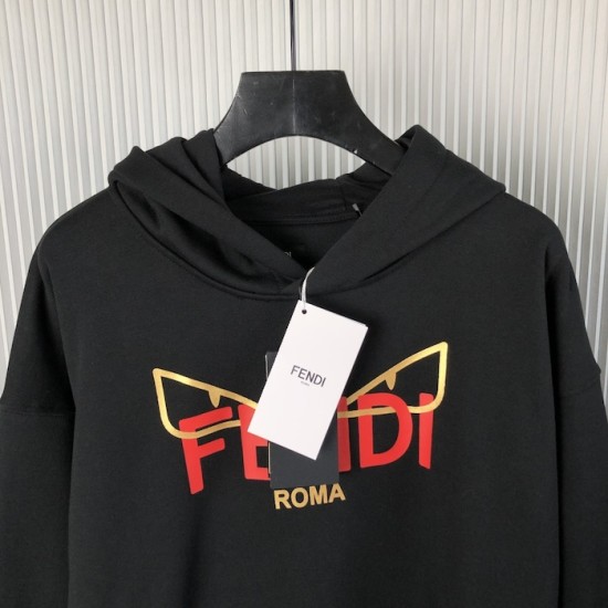 Fendi Lunar New Year black cotton sweatshirt