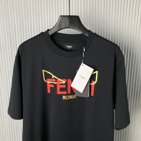 Fendi Lunar New Year black cotton T shirt