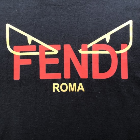 Fendi Lunar New Year black cotton T shirt