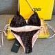 Fendi Pink Lycra Reversible Bikini