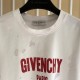 Givenchy Paris Distressed Oversized T Shirt White