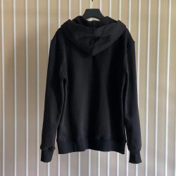 Givenchy Padlock Detail Zip-up Hoodie in Black