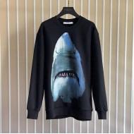 Givenchy Shark Print Sweatshirt in Black