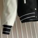 Givenchy Varsity Jacket in Wool and Leather Black