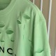 Givenchy Destroyed Layered Oversized T shirt Green