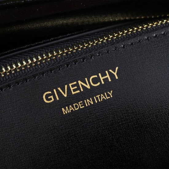 Givenchy Mini Antigona Lock bag in Box leather black