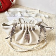 Givenchy Mini Kenny Neo bag in leather Ivory