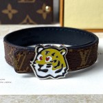 Louis Vuitton LV Tiger 14MM Reversible Bracelet M8042D