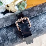 LV Damier Graphite Canvas 3 Watch Case N41137