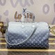 Replica Louis Vuitton Frost Gradient Silver Keepall Bandoulière 45 M12067