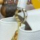 Louis Vuitton Capucines BB White M12279