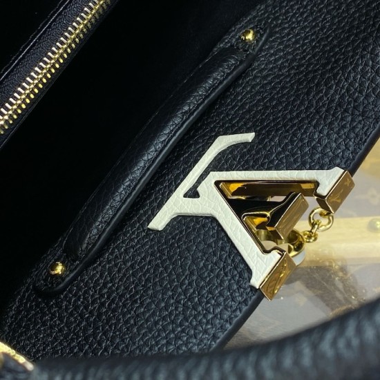 Louis Vuitton Capucines BB Black M12345