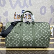 Louis Vuitton Monogram Shadow Keepall Bandoulière 50 M12504