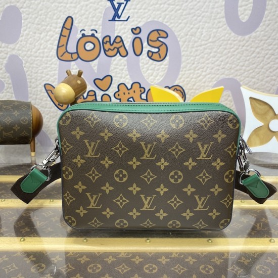 Replica Louis Vuitton Monogram Canvas Trio Messenger M12766