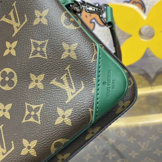 replica l**is V*t*n monogram canvas trio messenger m12766